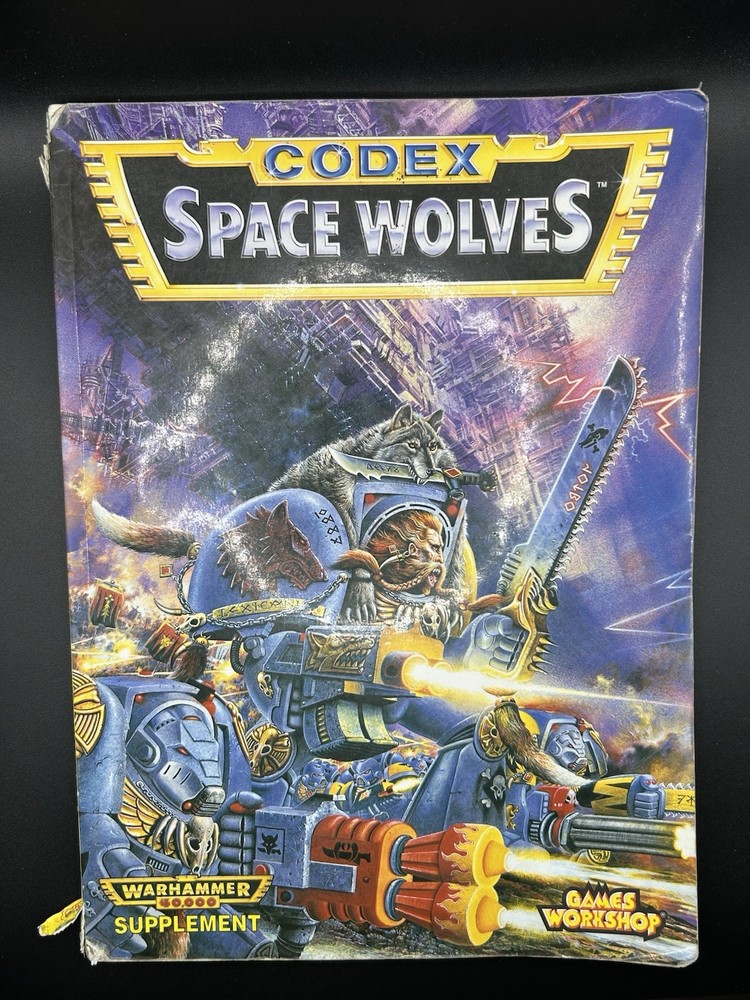 Warhammer 40K Codex Space Wolves (2nd Ed) Games Workshop GW Damaged
