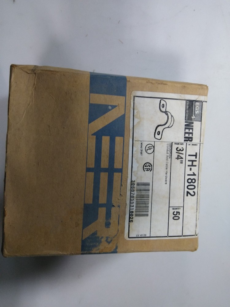Neer ECS Conduit And Cable Hardware. 3/4" TH-1802 50 Count