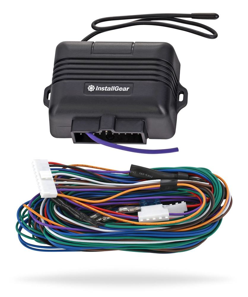 InstallGear Keyless Entry System with Two 4-Button Remotes & 4 Door Lock -