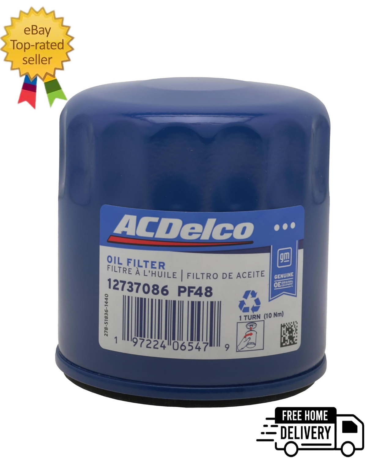 ACDelco GM Original Equipment PF48 12737086 Oil Filter
