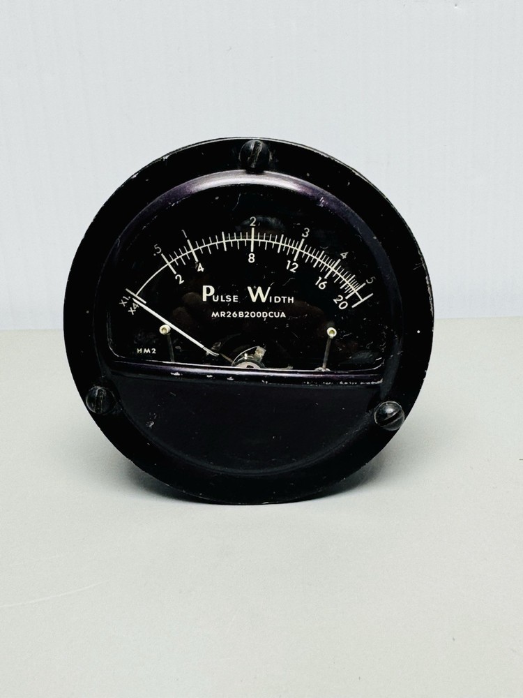 Vintage Pulse Width Analog Panel Meter Indicator 0-5 Hm2 MR26B200DCUA
