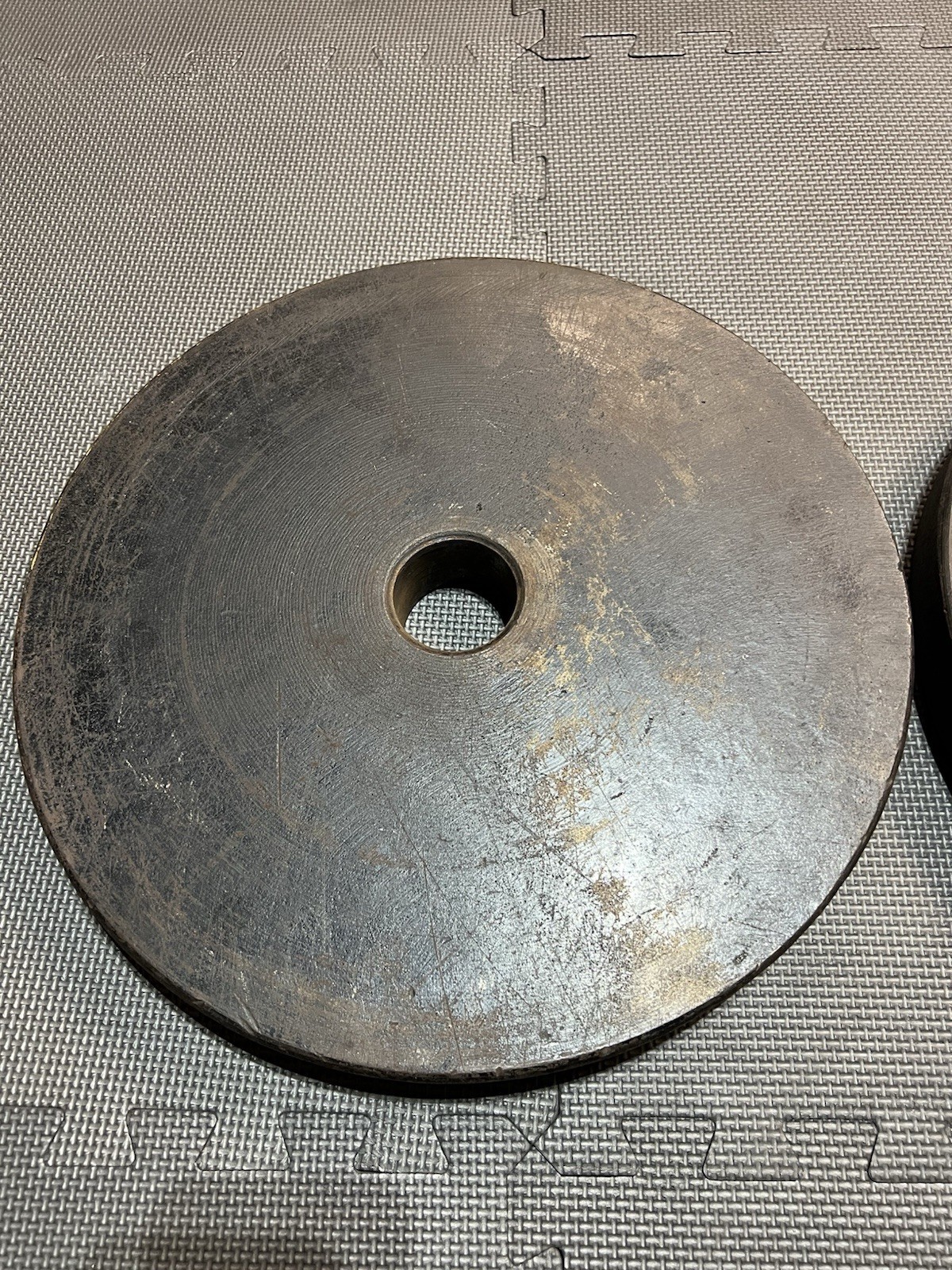 Dan Lurie Olympic Deep Dish Vintage Weight Plates Pair 35lbs not York Jackson