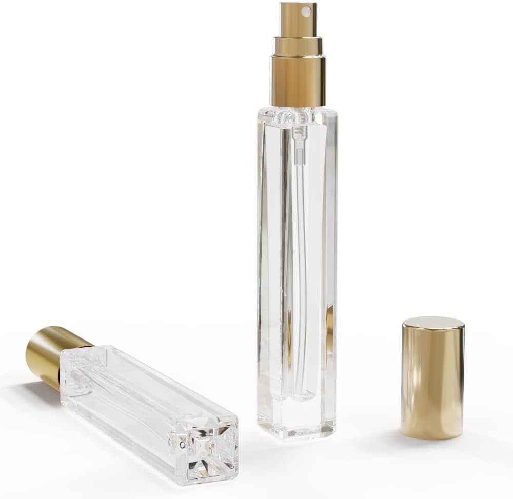 5PCS Cologne Atomizer Empty, 10ML Mini Perfume Bottles Refillable with Dispenser