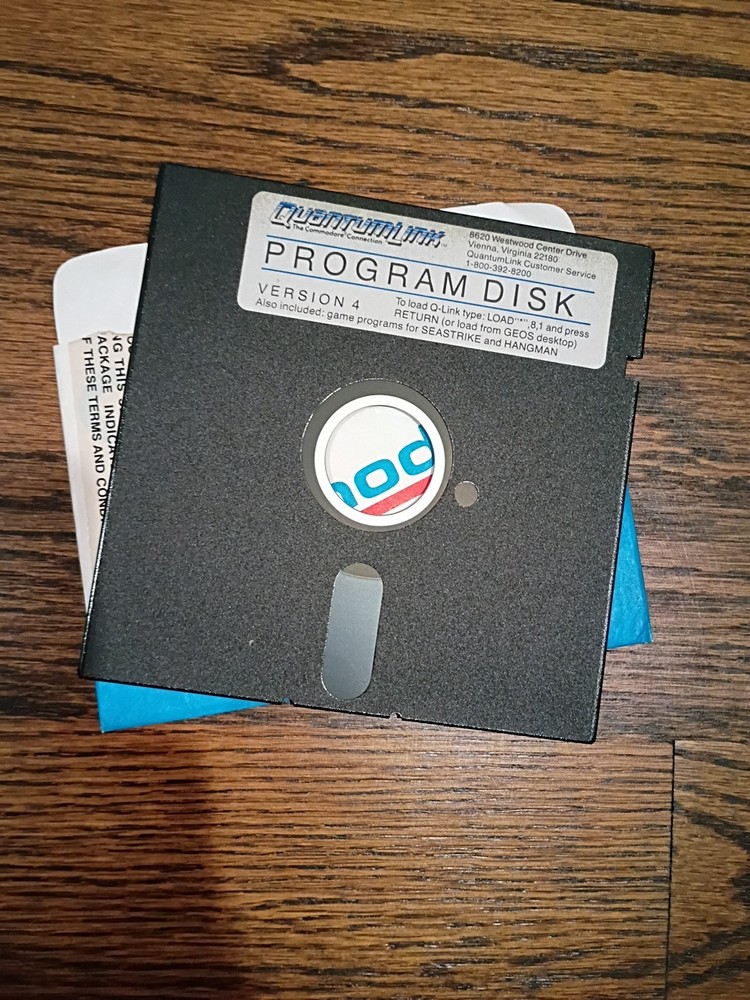 Commodore 128 Tutorial/Qlink Disk 1985  **tested