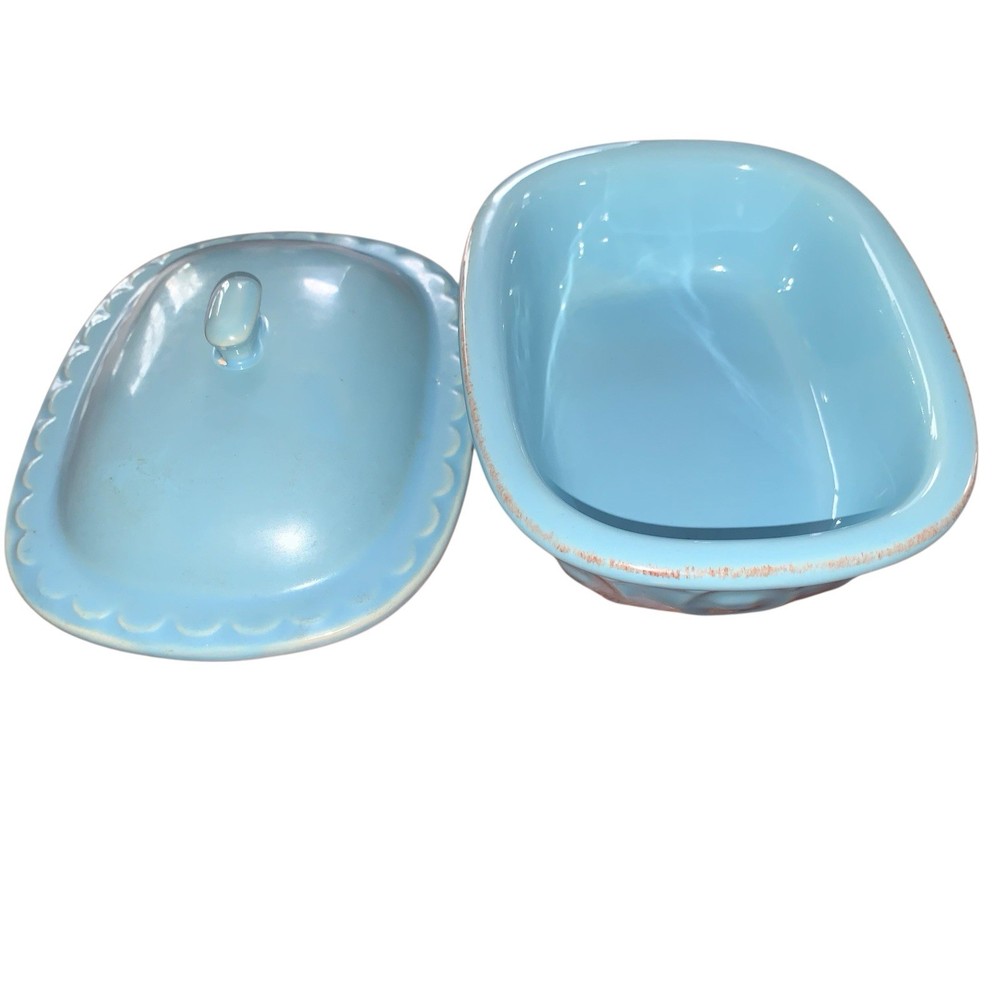 Masterclass Bake Shop Mini Casserole with Lid Light Blue 6 In
