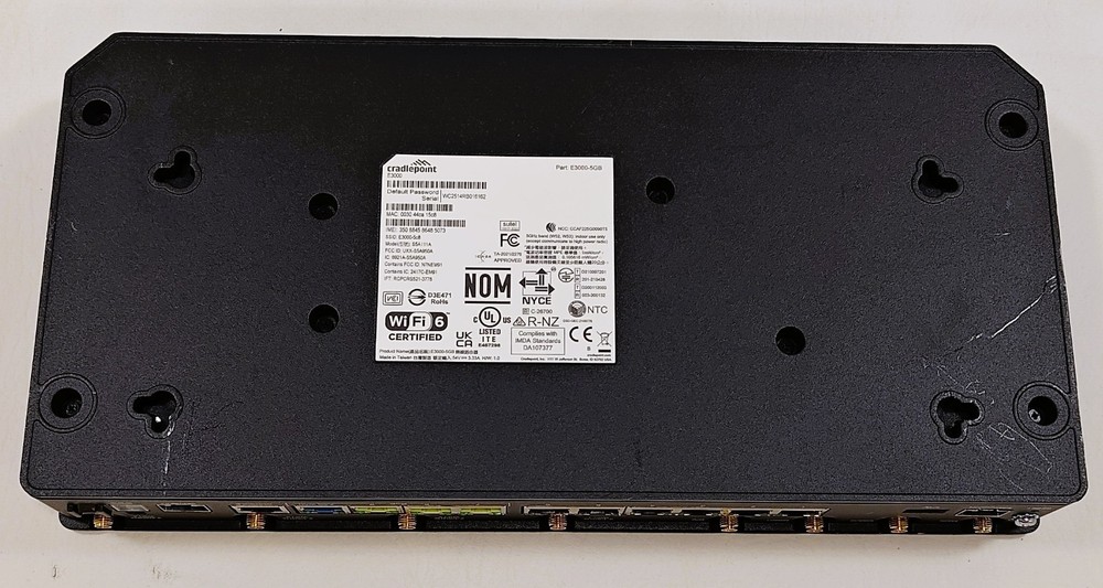 CradlePoint E3000-5GB E3000 Series Enterprise Router S5A950A - Untested