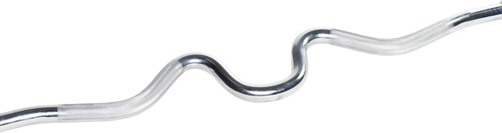 Standard 1-Inch Threaded Curl Bar with Collars
