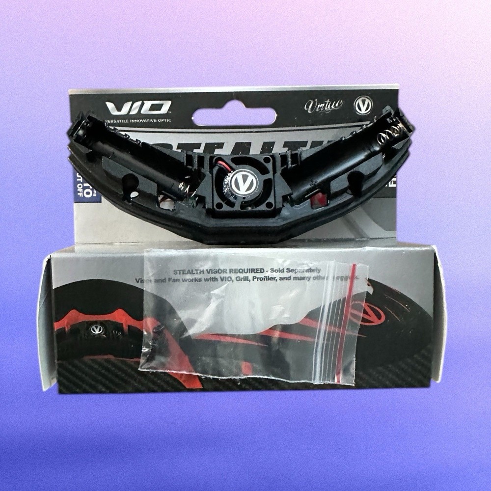 Virtue Vio Paintball Mask Goggle Stealth Visor Goggle Fan System Kit Black