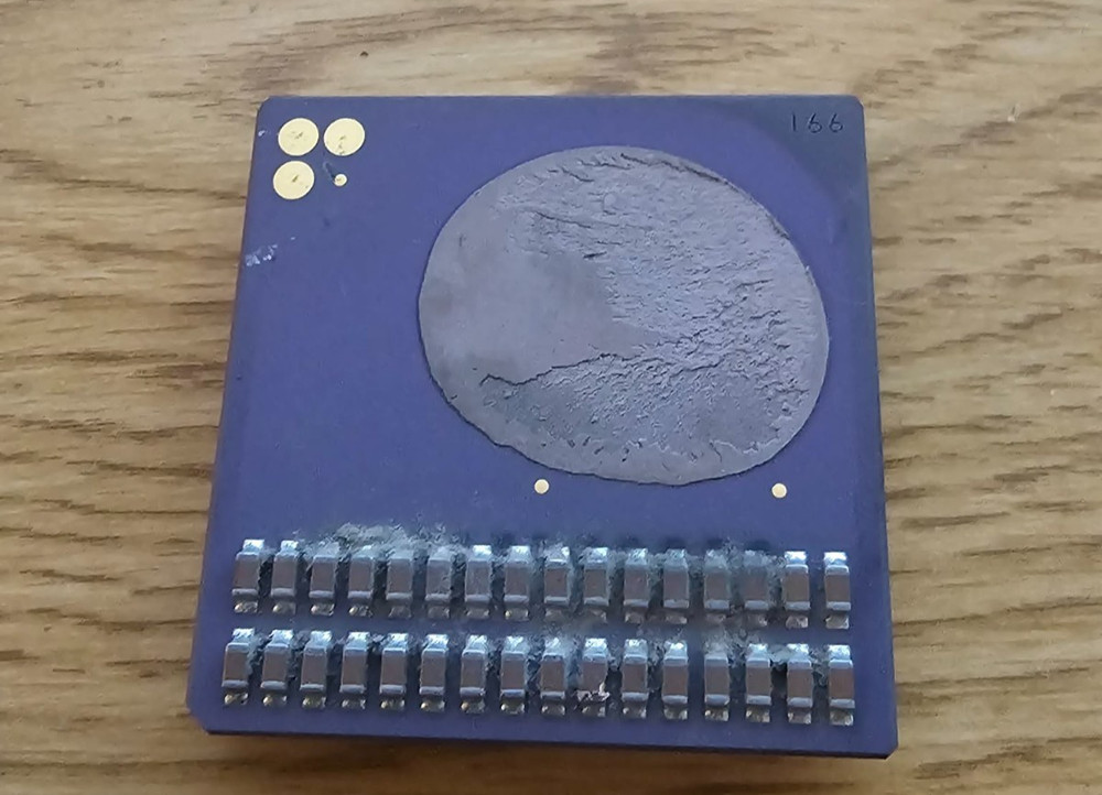 Clean Intel Pentium OverDrive PODP3V166 V1.0 166Mhz Processor Socket 5/Socket 7