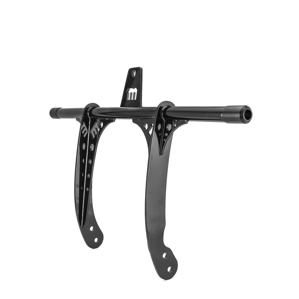 Gloss Black 1.25" Engine Guard Crash Bar For Harley Dyna FXDB W/ Forward Control