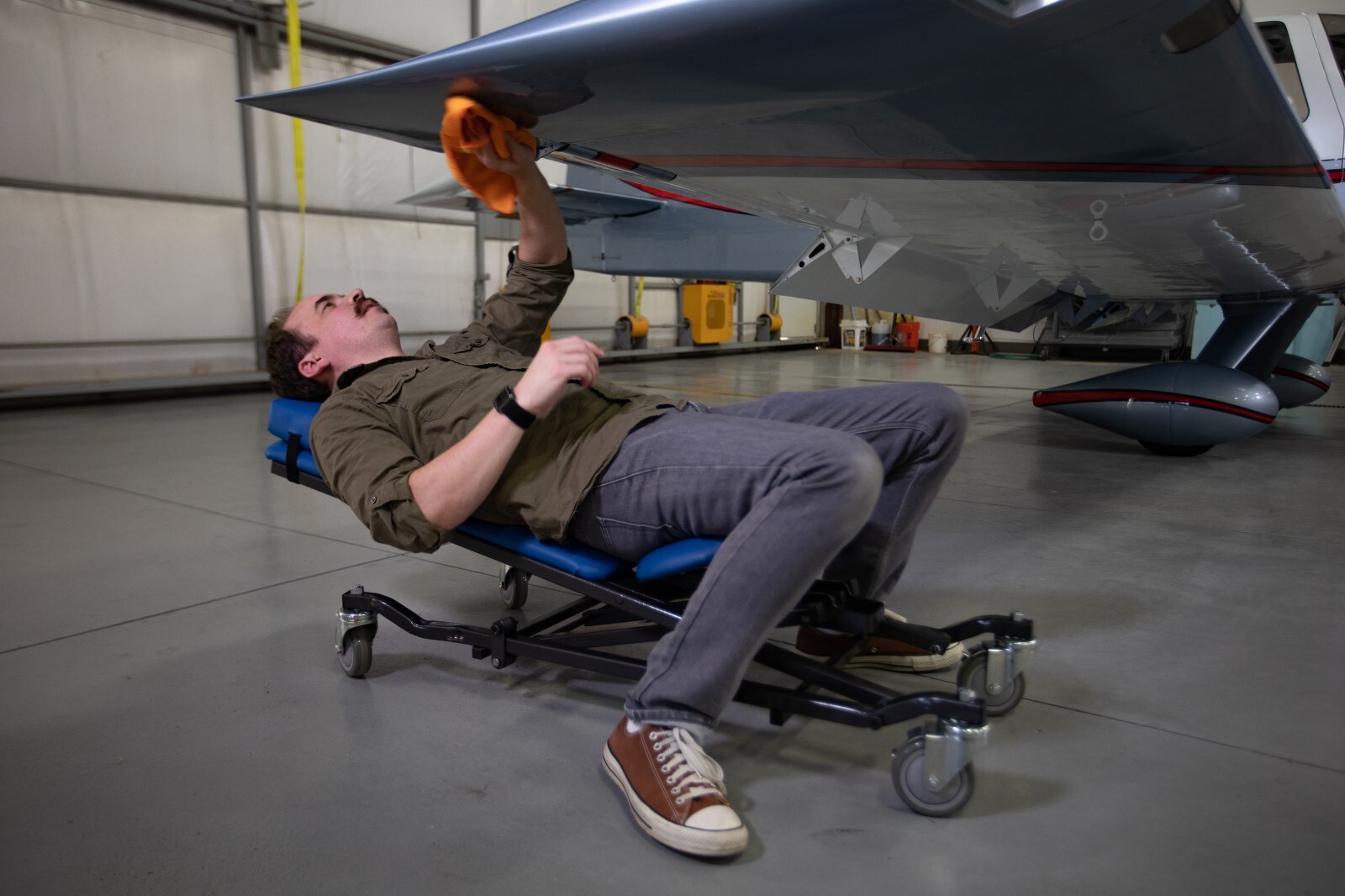 AeroCreeper Deluxe Pkg.; adjustable-height creeper