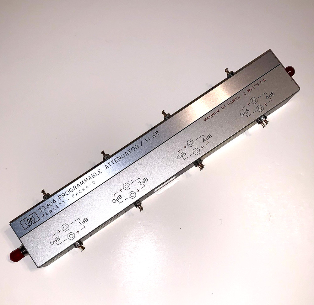 HP 33304 PROGRAMMABLE STEP ATTENUATOR 11 dB Hewlett Packard