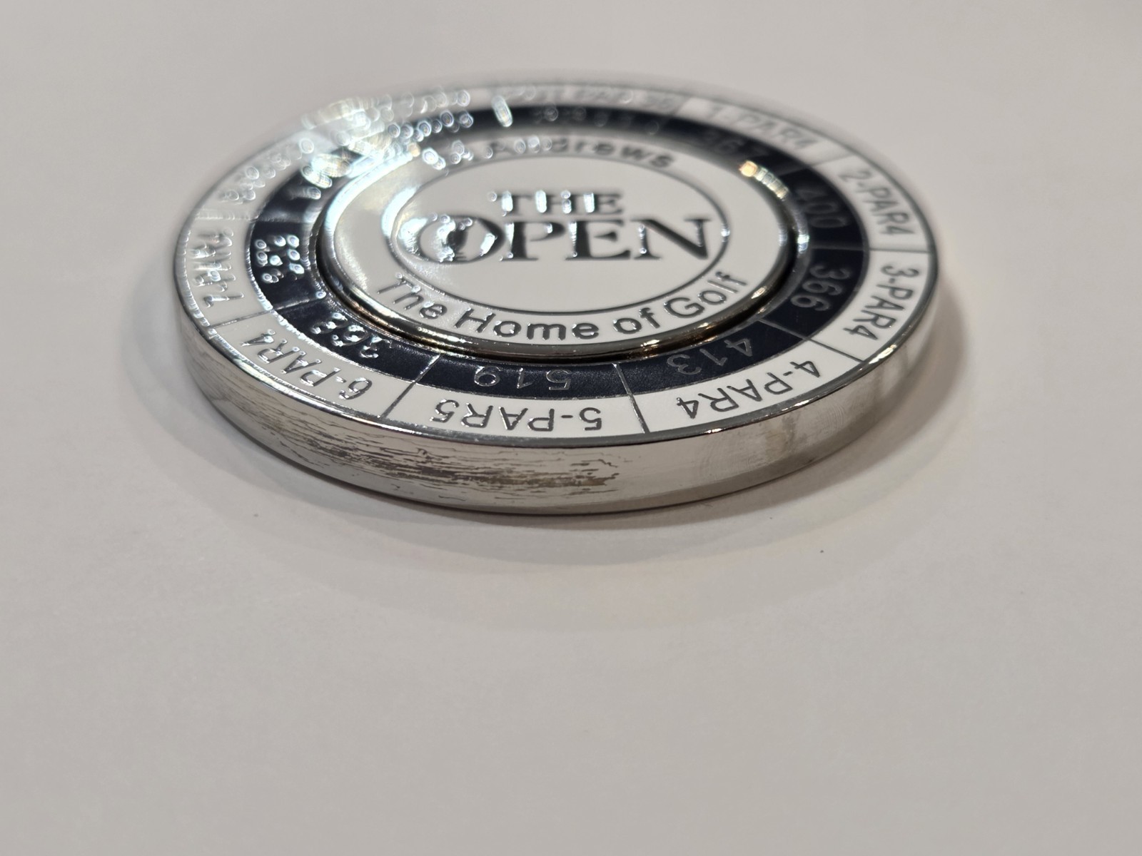 THE OPEN ( HOME OF GOLF ) FROM ST. ANDREWS SCOTTLAND-MONDOMARK BALL MARKERS RARE