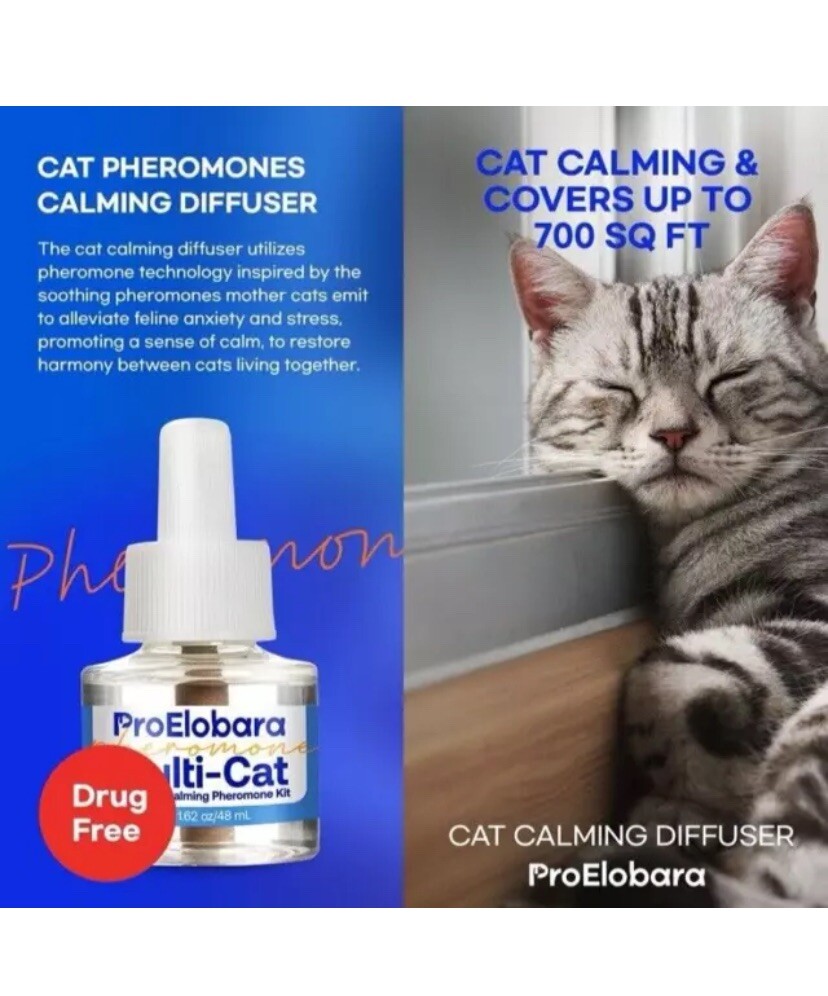 Cat Calming Pheromone Diffuser: Cat Calming Pheromones Diffusers for Multicat