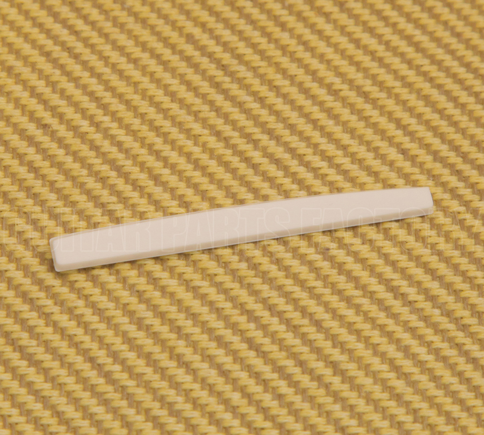 BS-WS1 White Plastic Short Acoustic Guitar Saddle