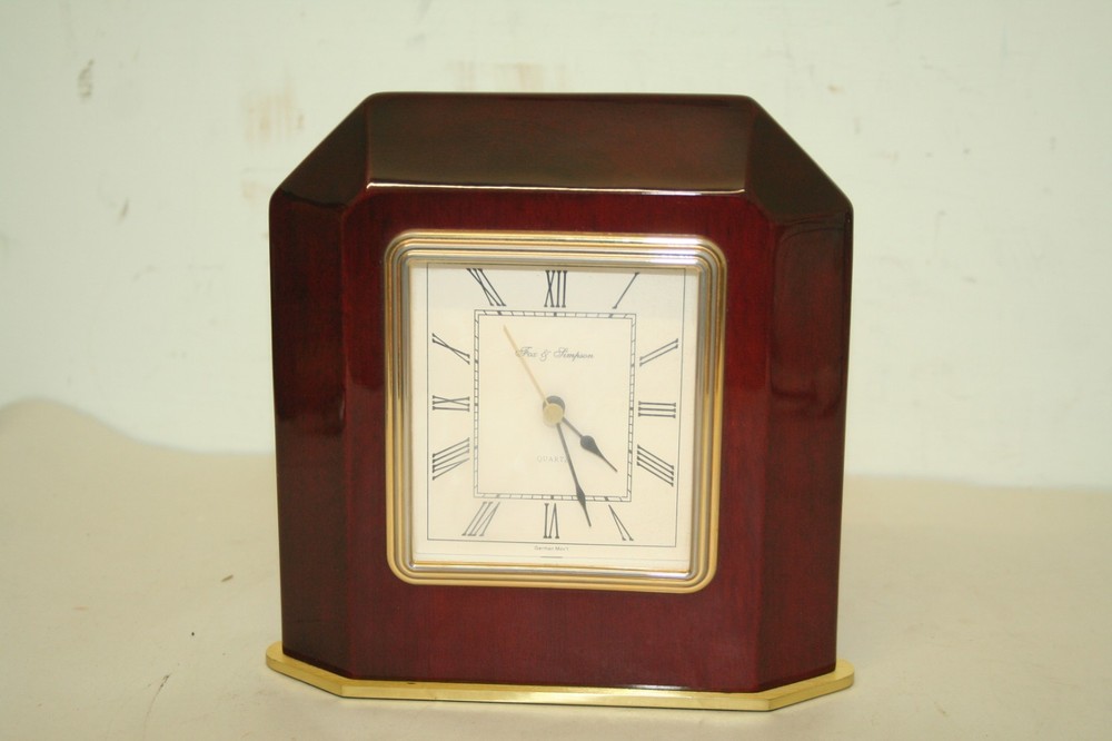 Fox & Simpson Clock ~German Movement ~VGC (DEB23)