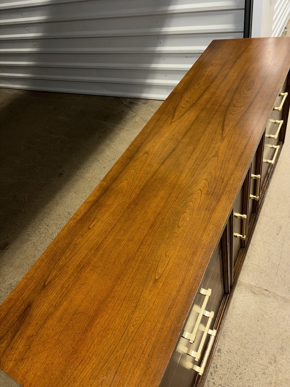 Vintage Mid Century Modern 9 Drawer Dresser by Dixie