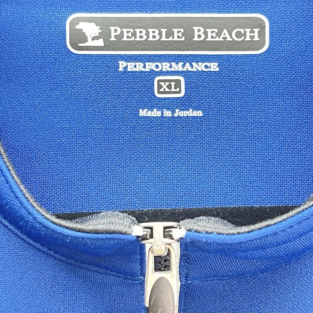Pebble Beach Performance Zip Up Jacket Size XL