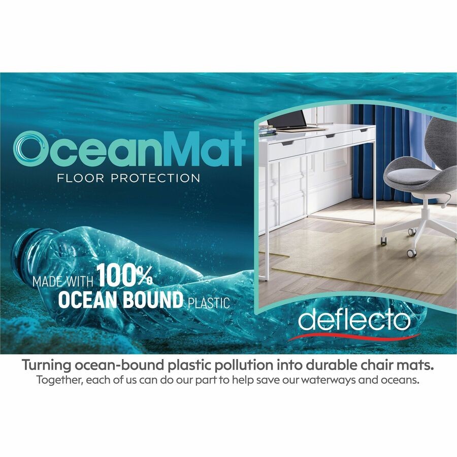 Deflecto OceanMat Chairmat (cm1k112ocb)