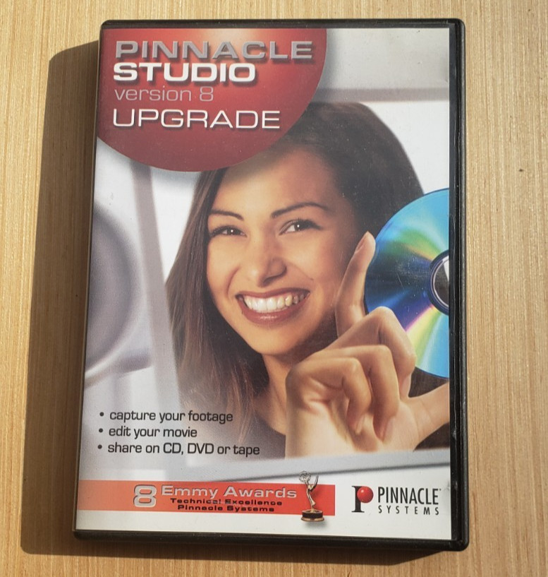 Pinnacle Studio Version 8 Professional Movie Making Computer Software