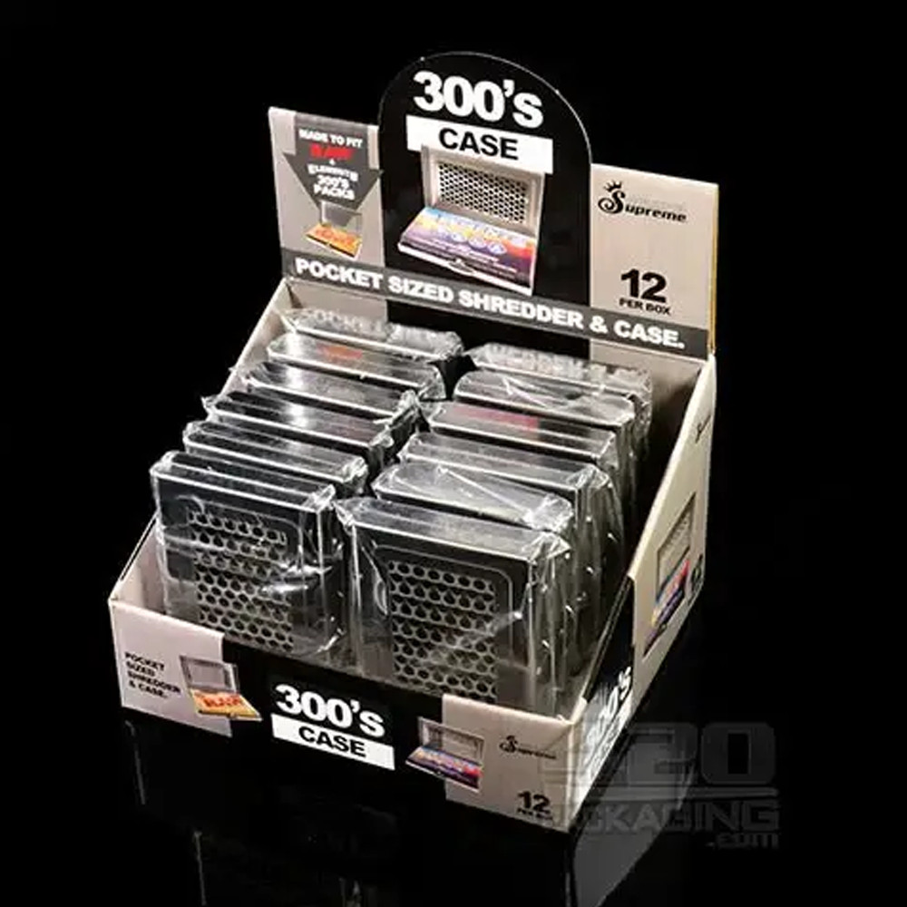 RAW Paper Shredder Case 300's | Full Box 8 units