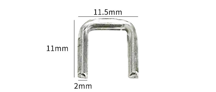 4000PCS U type 502Y Clips for Manual U-shape Sausage Clipper