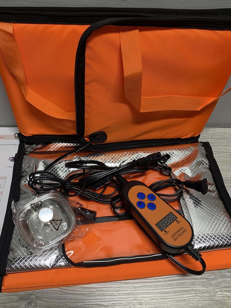 Aurelema Dough Proofer Proofing Box with Heater Temp Controller 120V Bread