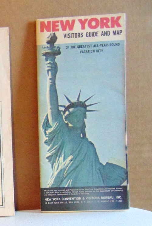 1966 New York Visitor Guide and Map