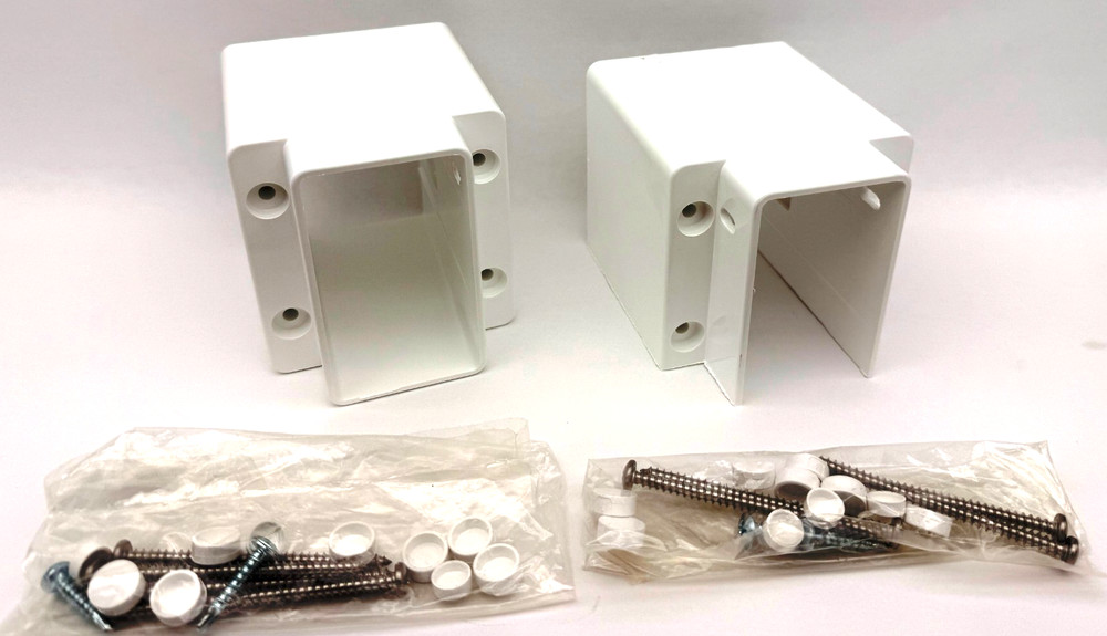 Barrette Finyl Line Deck Top Angle Bracket Kit 73021926 White