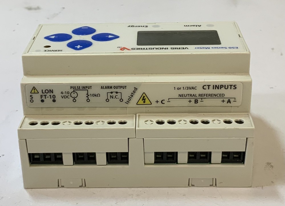 Veris Industries E50F2 E50 Series Compact Power Meter, White "N7E"