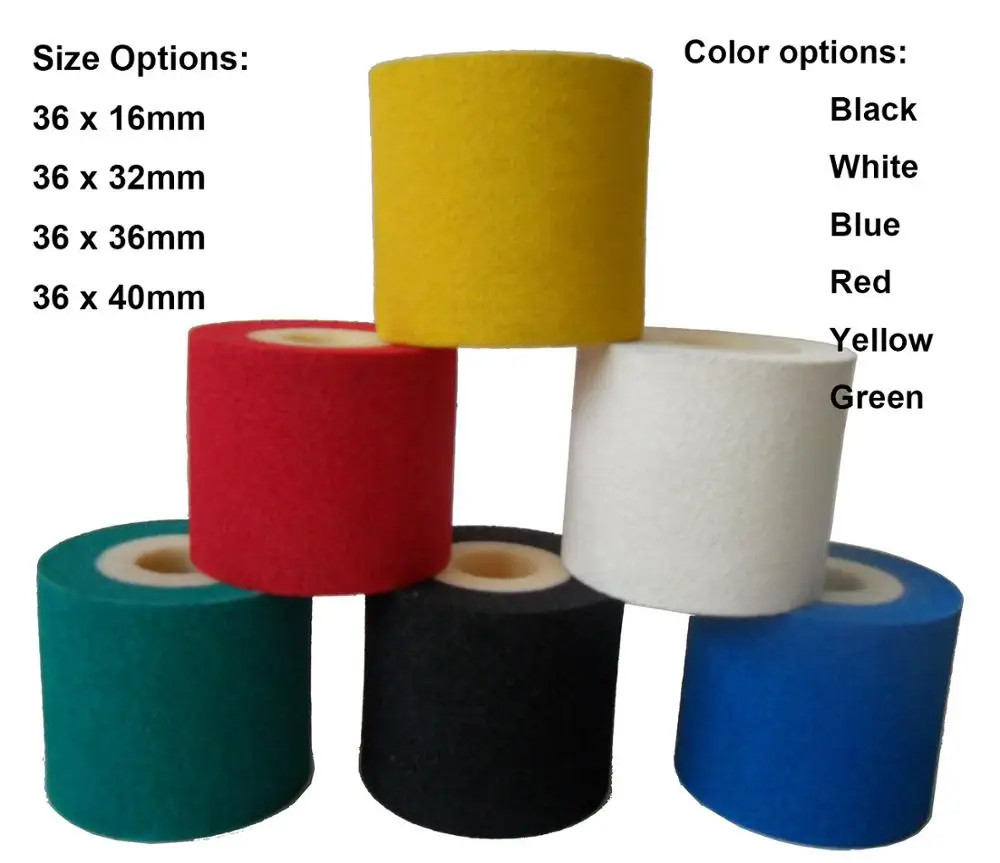 Green Blue Red Hot Stamp Coder Ink Roll For MY380 FR1000 Coding Sealing Machine