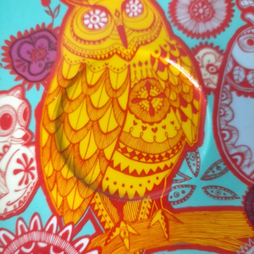 T2 Saucer Plate Owl Design