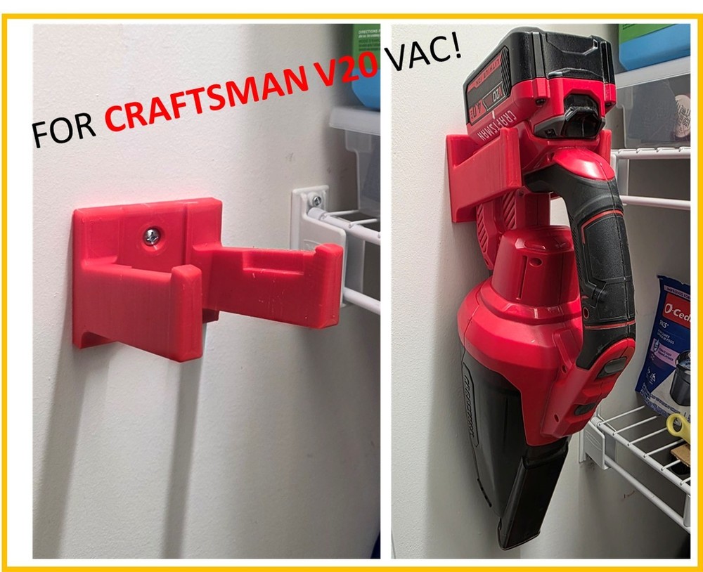 Craftsman V20 Handheld Vacuum Storage bracket Hook Hange