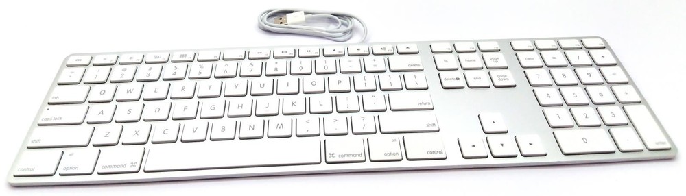 Apple A1243 Keyboard USB Wired with Numeric Keypad for iMac Mac Mini Mac Pro OEM