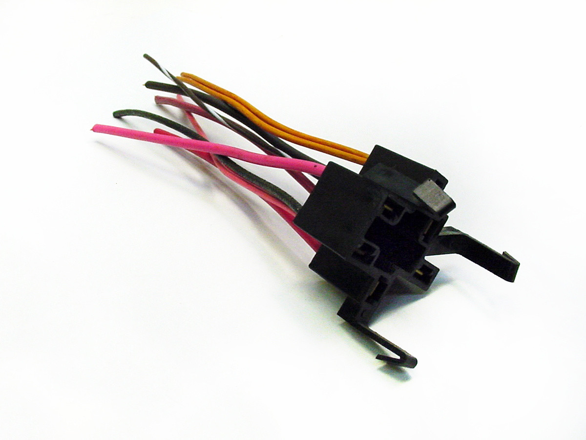 62-67 GM 6 Way Ignition Switch Wire Wiring Harness Connector Pigtail Plug Socket