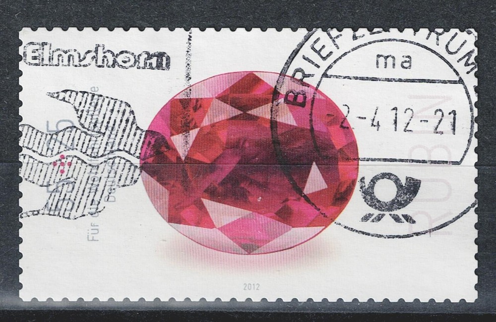 Germany Geology Minerals Ruby stamp 2021 B-2