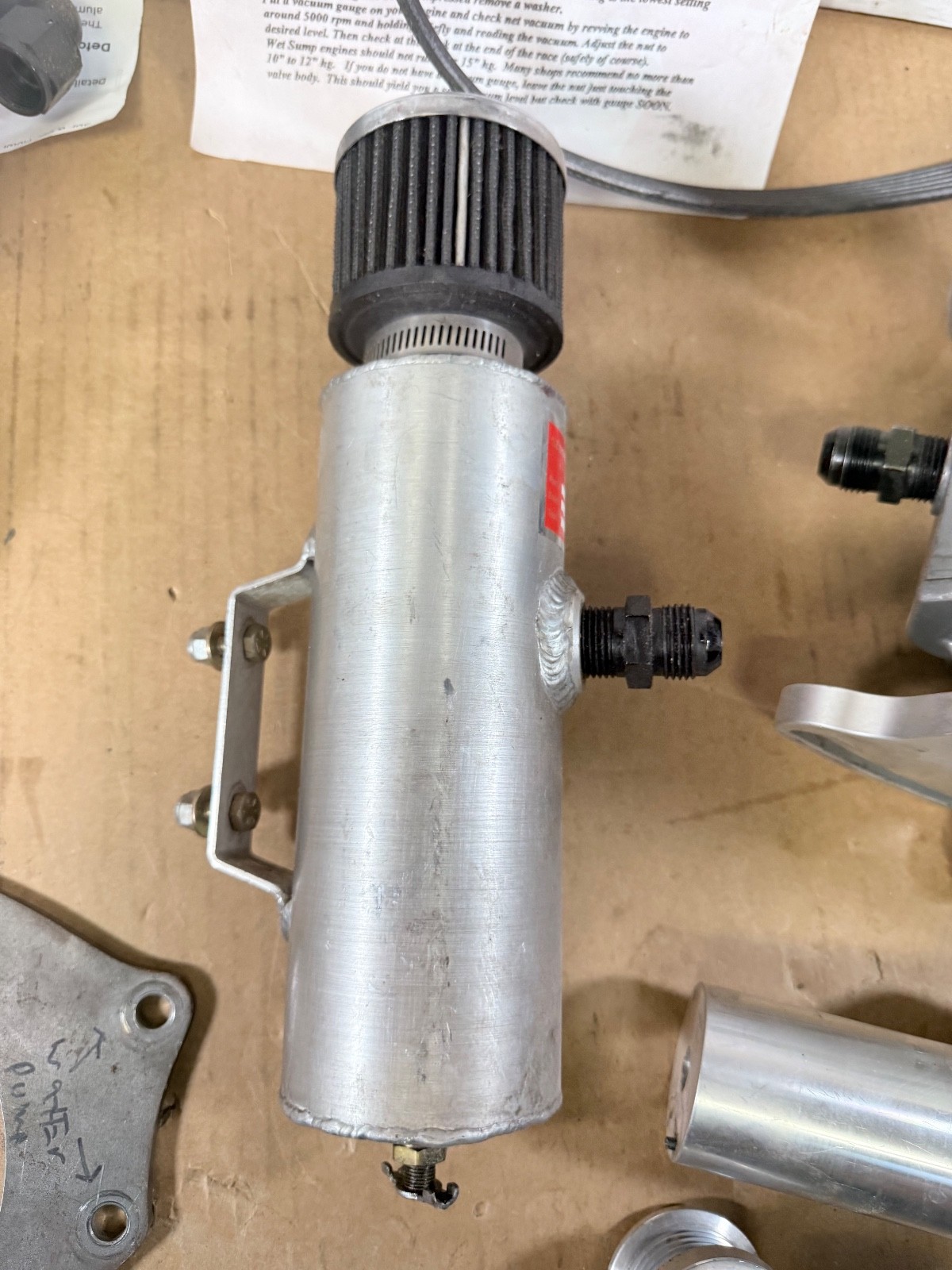 BBC CHEVY GZ MOTORSPORT VA104 RACING VACUUM PUMP STREET/STRIP