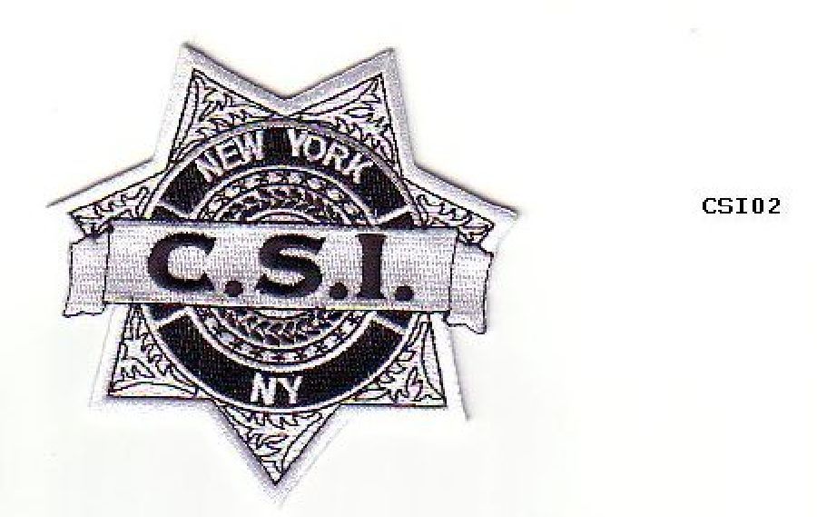 CSI NY TV SHOW PATCH - CSI02
