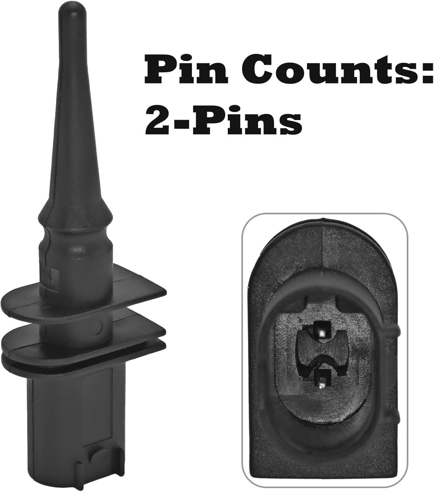 BMW Ambient Air Temperature Sensor with Connector Plug Replacement