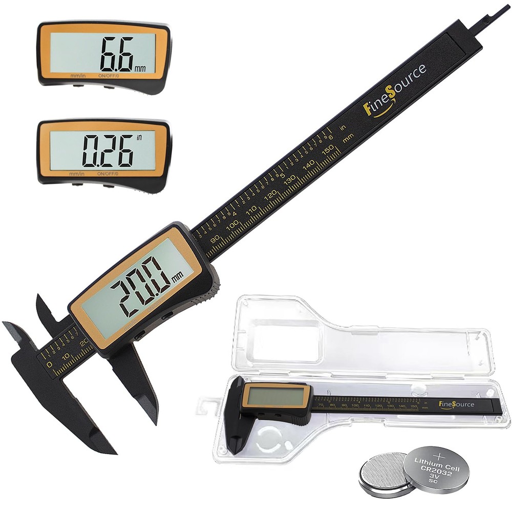 Digital Caliper, Caliper Measuring Tool with Large Screen, Vernier Caliper In...