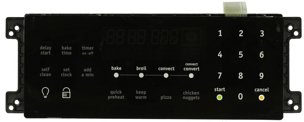 Electrolux Oven 316560105 Electronic Clock Timer ES540, Black Overlay