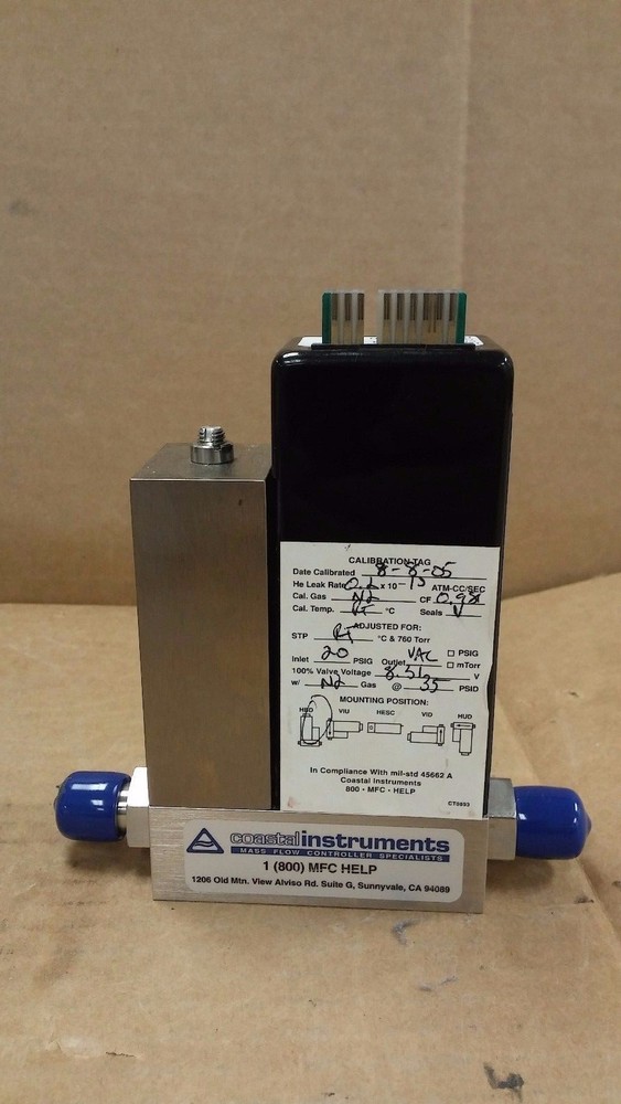 UNIT Instruments UFC-1100A O2 Gas 10000 SCCM Mass Flow Controller