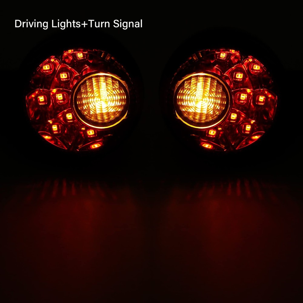 Chrome Rear Turn Signals LED Light