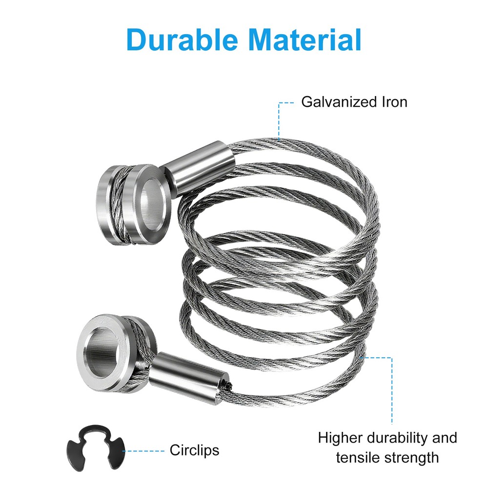 2x Hood Release Latch Control Restraint Cable Replacement for Peterbilt 924-5402