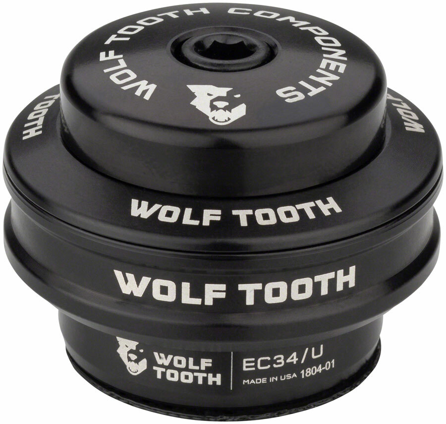 Wolf Tooth Components Performance Headset - EC34/28.6 Upper 16mm Stack Black