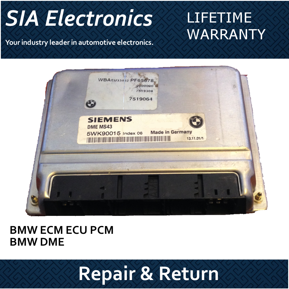 BMW X5 ECM ECU DME Engine Computer Repair & Return  BMW ECM Repair