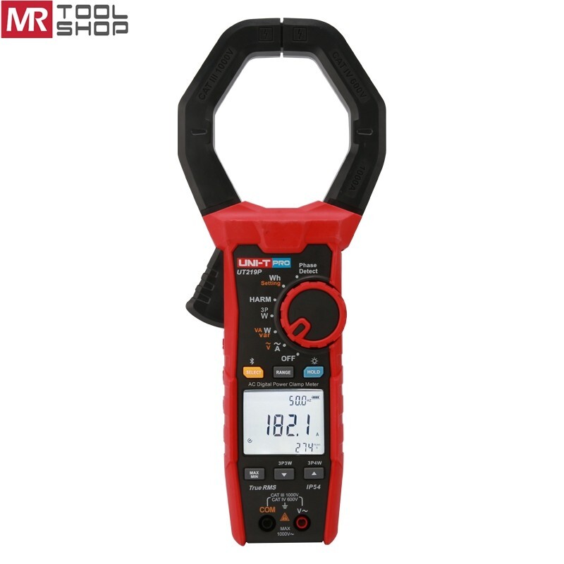 UNI-T UT219P Bluetooth TRMS AC Power Clamp Meter THD Harmonic Analyzer IP54 APP