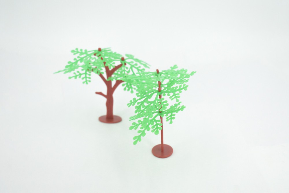 Tree Model 2 Pack, Educational Toy Realistic Model Figurine Replica 4" ABC09B263