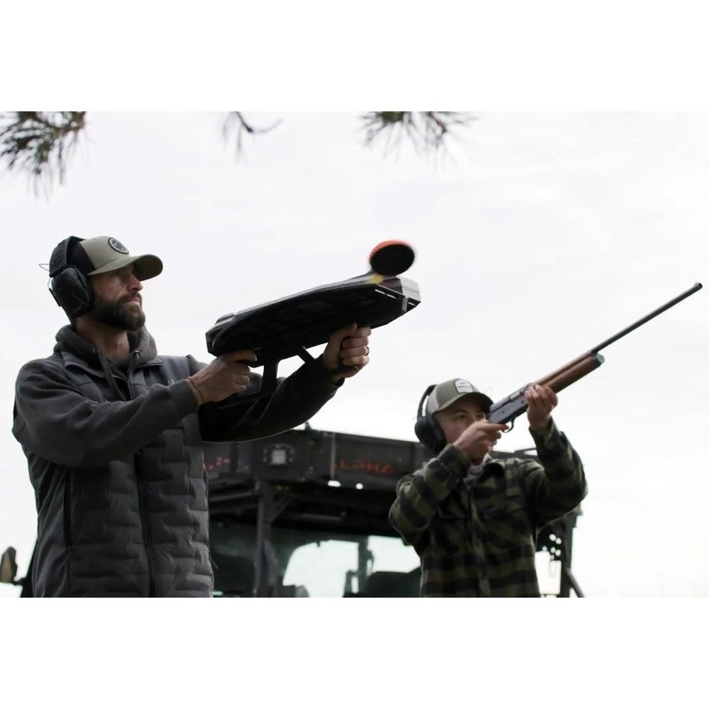 Caldwell Claymore Pullpup Compact Handheld Clay Target Thrower Range 55 Yards