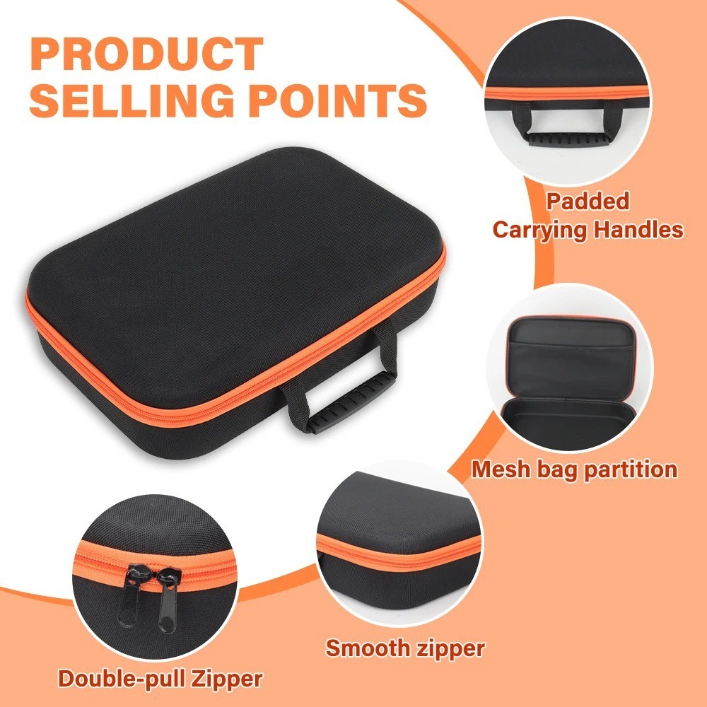 Large Capacity Tools Storage Bags Rectangle Electric Drill Tool Carrying Case